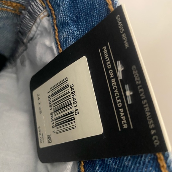 Levi’s womens straigh jeans size 24 - Picture 4 of 6